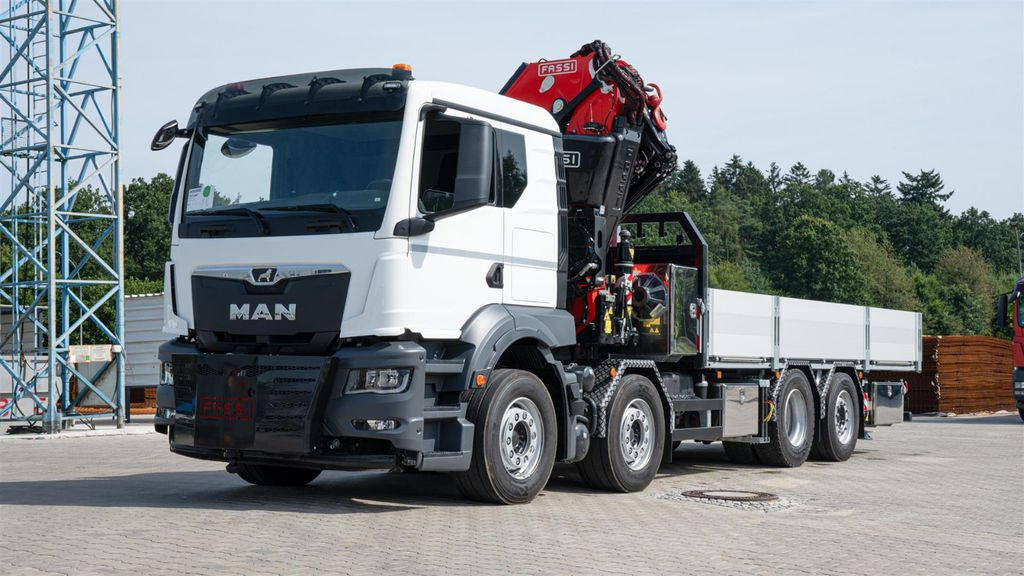 Ny Lastebil, Kranbil MAN 35.470 8x2 Kran F710 RA2.26: bilde 1