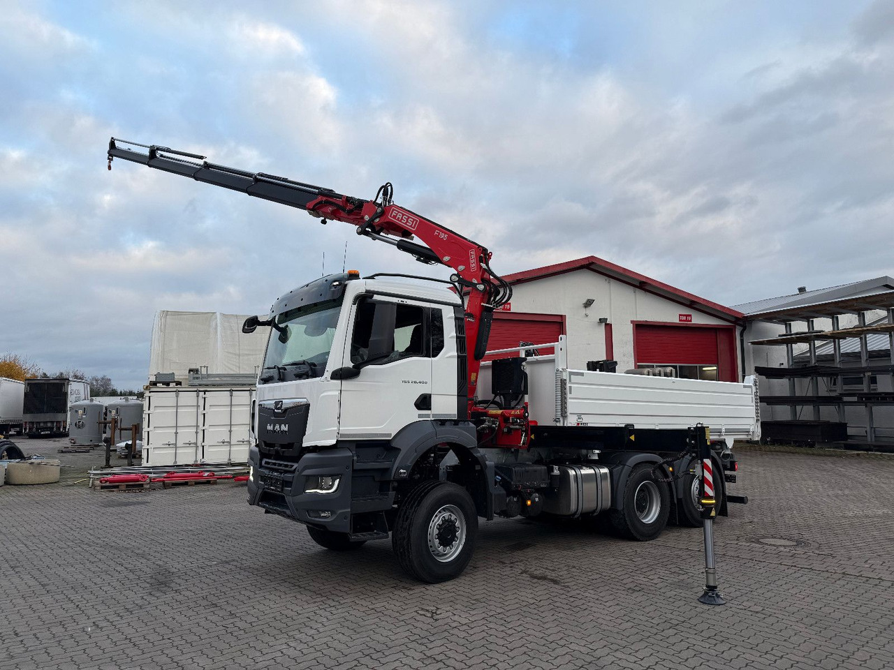 MAN TGS 26.400 6x4 Krankipper Fassi/SOFORT VERFÜGBAR - Lastebil, Kranbil: bilde 1 MAN TGS 26.400 6x4 Krankipper Fassi/SOFORT VERFÜGBAR - Lastebil, Kranbil: bilde 1