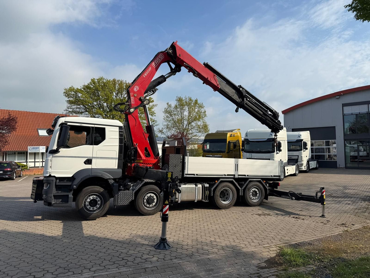 MAN 35.520 8x4 Kran Fassi F800, OHNE ABSTÜTZÜBERWACH - Planbil, Kranbil: bilde 3 MAN 35.520 8x4 Kran Fassi F800, OHNE ABSTÜTZÜBERWACH - Planbil, Kranbil: bilde 3