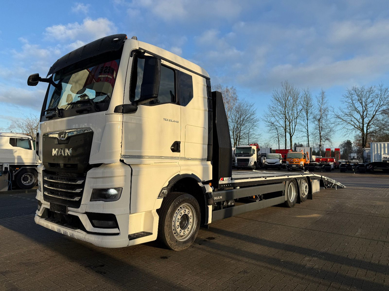 MAN Baumaschinen- Arbeitsbühnentransporter Rampen - Planbil: bilde 4 MAN Baumaschinen- Arbeitsbühnentransporter Rampen - Planbil: bilde 4