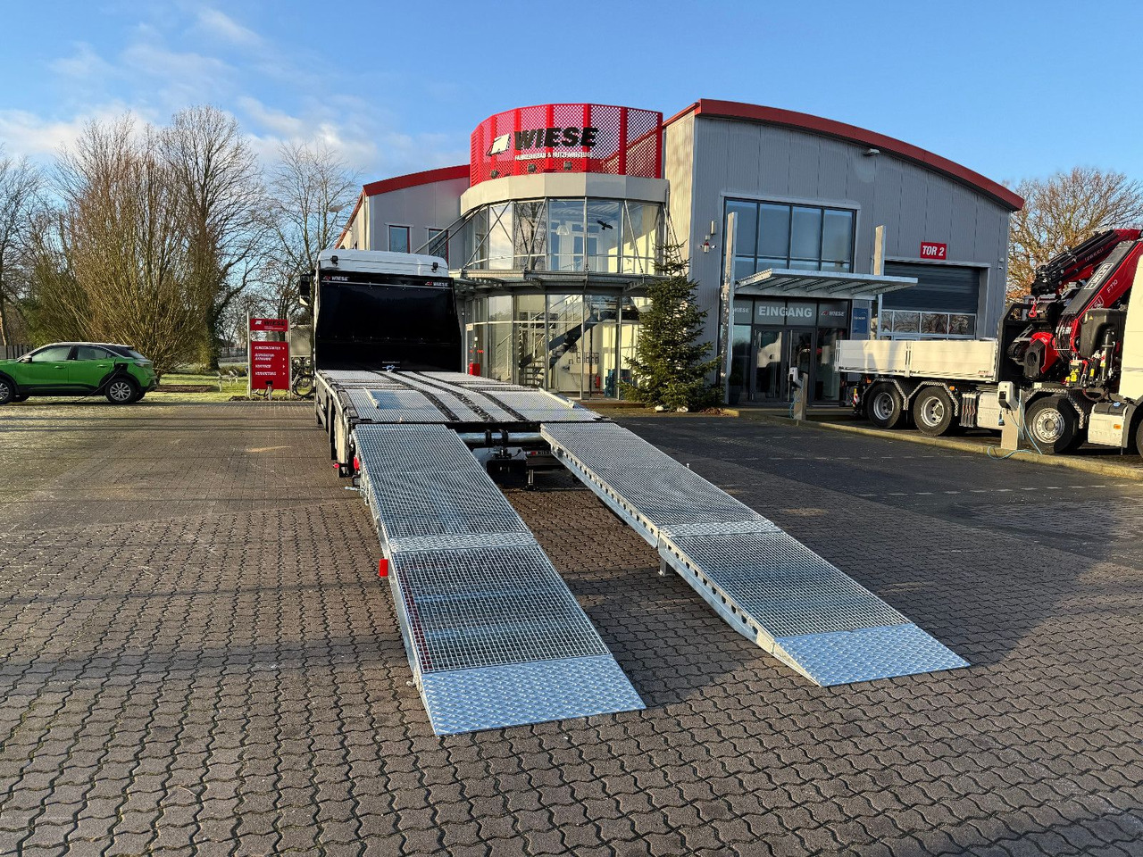 MAN Baumaschinen-  Arbeitsbühnentransporter Rampen - Planbil: bilde 4 MAN Baumaschinen-  Arbeitsbühnentransporter Rampen - Planbil: bilde 4