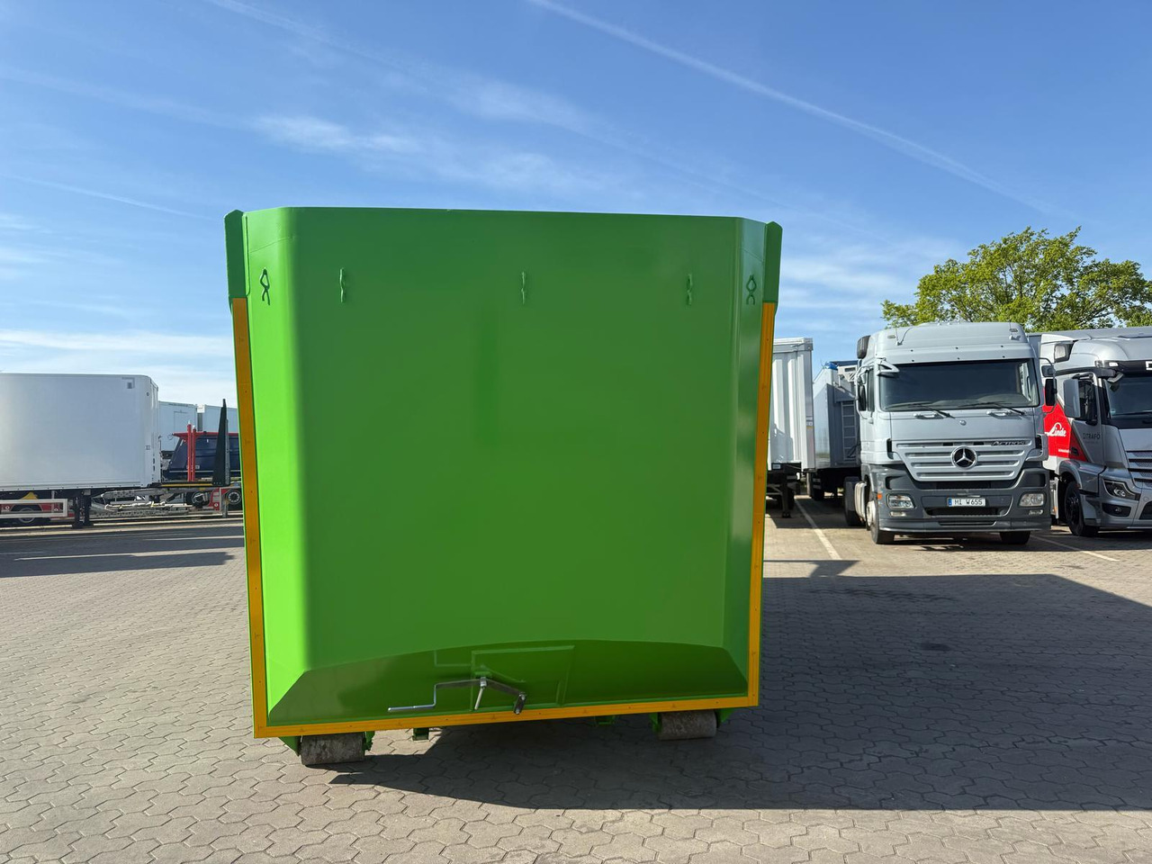 Ny Container-transport/ Vekselflak tilhenger RSM Abrollcontainer 38m³ mit hydr. Heckklappe: bilde 7