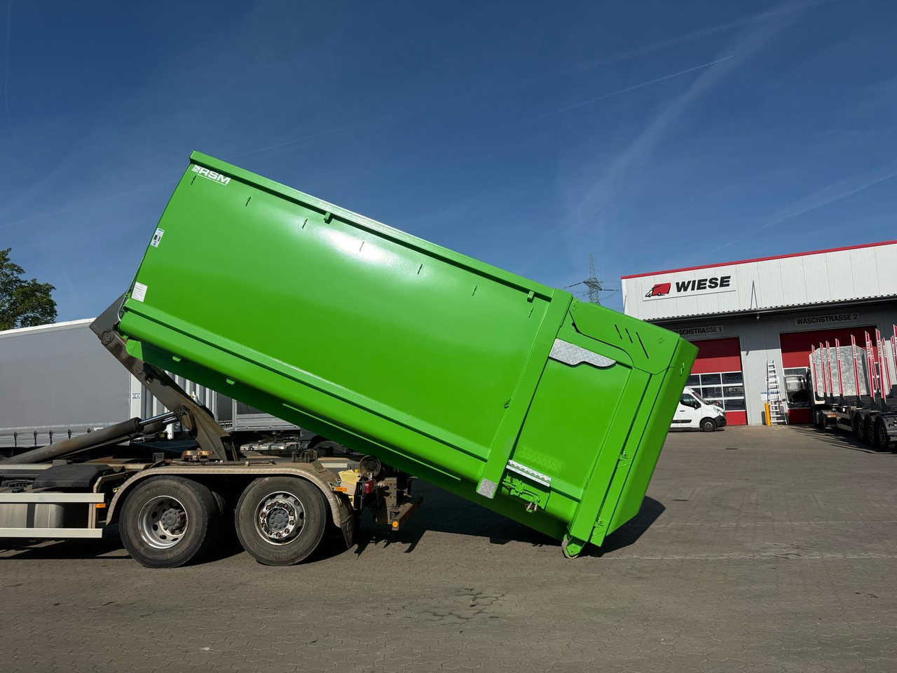 RSM Abrollcontainer 38m³ mit hydr. Heckklappe - Container-transport/ Vekselflak tilhenger: bilde 1 RSM Abrollcontainer 38m³ mit hydr. Heckklappe - Container-transport/ Vekselflak tilhenger: bilde 1