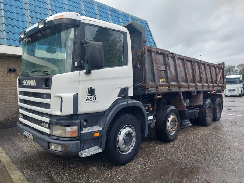 Scania P124-420 8x4 Kipper Steel - Tippbil: bilde 1 Scania P124-420 8x4 Kipper Steel - Tippbil: bilde 1