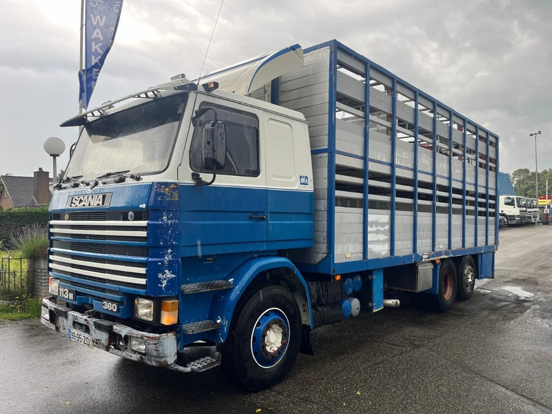 Scania R113-360 2 DECK LIFESTOCK truck in good condition - Dyretransport lastebil: bilde 1 Scania R113-360 2 DECK LIFESTOCK truck in good condition - Dyretransport lastebil: bilde 1