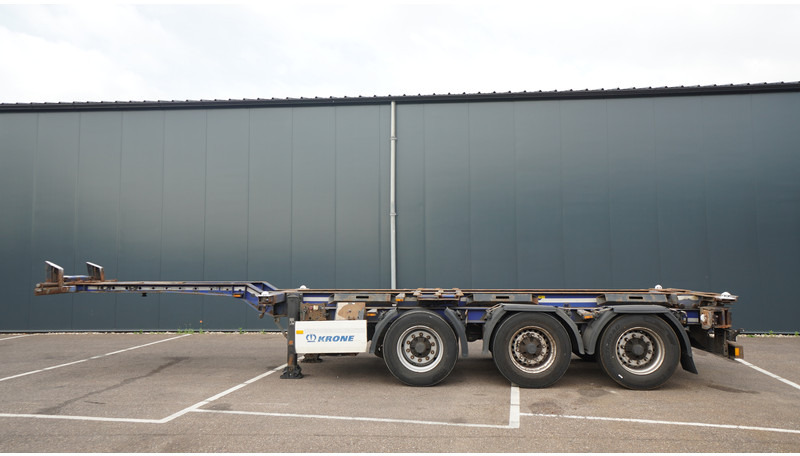 Krone 3 AXLE CONTAINER TRANSPORT TRAILER EXTENDABLE 45 FT - Container-transport/ Vekselflak semitrailer: bilde 1 Krone 3 AXLE CONTAINER TRANSPORT TRAILER EXTENDABLE 45 FT - Container-transport/ Vekselflak semitrailer: bilde 1