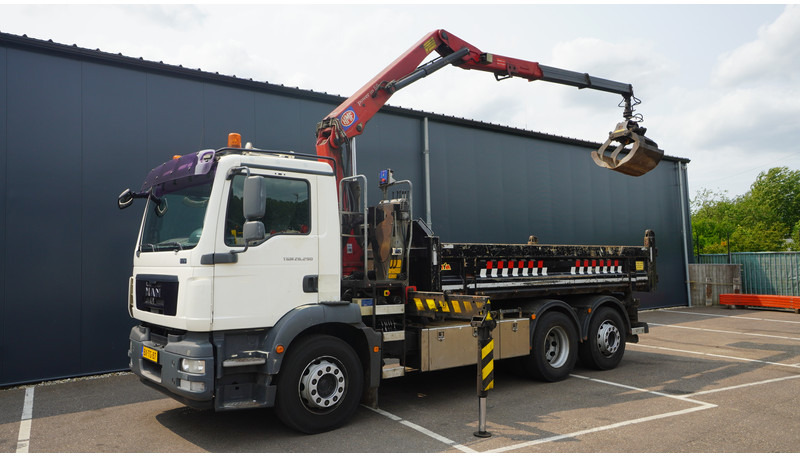 MAN TGM 26.290 TIPPER WITH HMF 1643 Z2 CRANE - Kranbil: bilde 2 MAN TGM 26.290 TIPPER WITH HMF 1643 Z2 CRANE - Kranbil: bilde 2