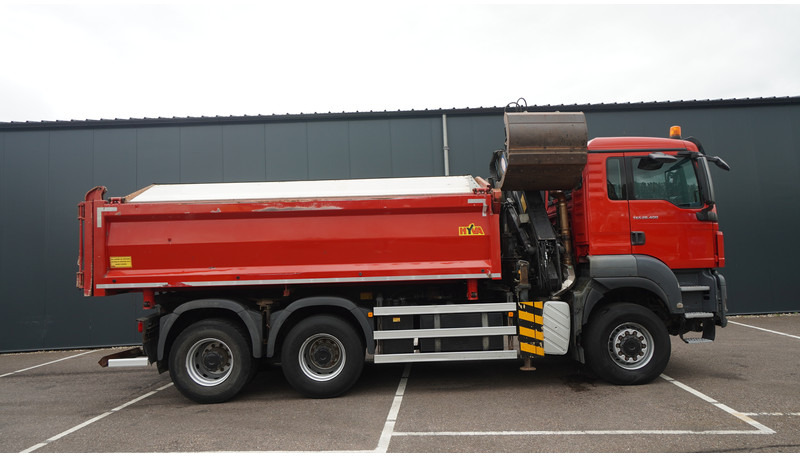 MAN TGS 28.400 6X6 2 SIDE TIPPER WITH HMF 1643 CRANE 376.400KM - Kranbil: bilde 5 MAN TGS 28.400 6X6 2 SIDE TIPPER WITH HMF 1643 CRANE 376.400KM - Kranbil: bilde 5