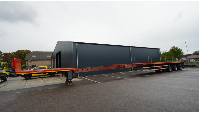 Nooteboom 3 AXLE FLATBED 3X EXTENDABLE TRAILER 43.95mtr TOTAL LENGHT - Åpen semitrailer: bilde 1 Nooteboom 3 AXLE FLATBED 3X EXTENDABLE TRAILER 43.95mtr TOTAL LENGHT - Åpen semitrailer: bilde 1