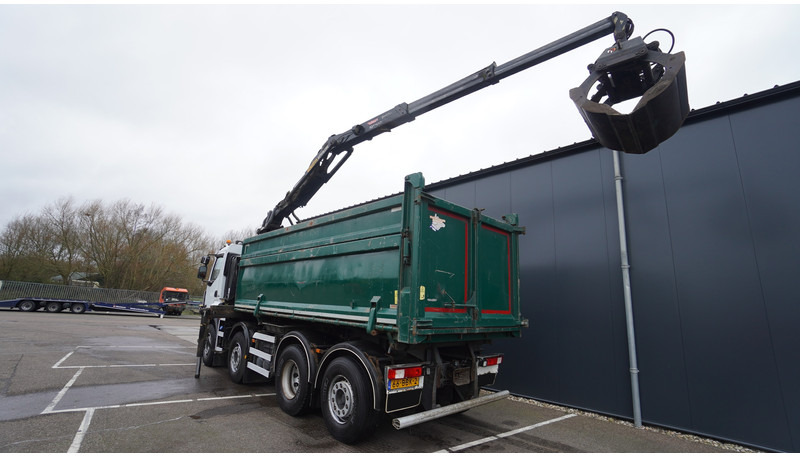 Renault PREMIUM 380 DXI 8X2/6 2 SIDE TIPPER WITH PLFINGER Q 170 Z CRANE.278.200KM - Kranbil: bilde 4 Renault PREMIUM 380 DXI 8X2/6 2 SIDE TIPPER WITH PLFINGER Q 170 Z CRANE.278.200KM - Kranbil: bilde 4