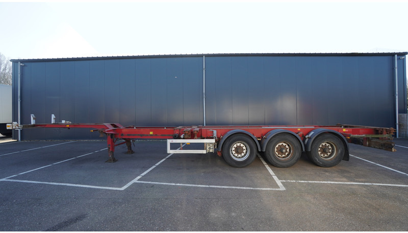 Renders 3 AXLE EXTENDABLE CONTAINER TRANSPORT TRAILER - Container-transport/ Vekselflak semitrailer: bilde 1 Renders 3 AXLE EXTENDABLE CONTAINER TRANSPORT TRAILER - Container-transport/ Vekselflak semitrailer: bilde 1