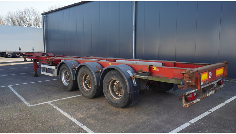 Renders 3 AXLE EXTENDABLE CONTAINER TRANSPORT TRAILER - Container-transport/ Vekselflak semitrailer: bilde 4 Renders 3 AXLE EXTENDABLE CONTAINER TRANSPORT TRAILER - Container-transport/ Vekselflak semitrailer: bilde 4