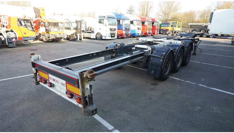 Renders 3 AXLE EXTENDABLE CONTAINER TRANSPORT TRAILER - Container-transport/ Vekselflak semitrailer: bilde 5 Renders 3 AXLE EXTENDABLE CONTAINER TRANSPORT TRAILER - Container-transport/ Vekselflak semitrailer: bilde 5
