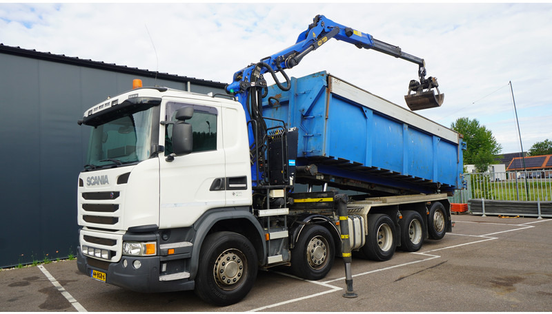 Scania G 490 10X4 CABLE SYSTEM TRUCK WITH PALFINGER Q180Z95TR CRANE - Kranbil: bilde 2 Scania G 490 10X4 CABLE SYSTEM TRUCK WITH PALFINGER Q180Z95TR CRANE - Kranbil: bilde 2