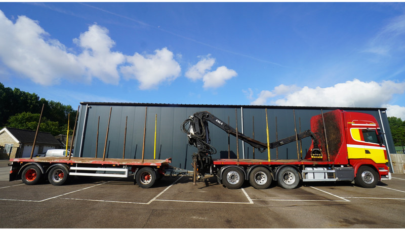 Scania R 580 V8 8X4 LOGTRANSPORT COMBI WITH MTDK YEAR 2012 TRAILER KESLA 46 CRANE - Tømmerbil, Kranbil: bilde 4 Scania R 580 V8 8X4 LOGTRANSPORT COMBI WITH MTDK YEAR 2012 TRAILER KESLA 46 CRANE - Tømmerbil, Kranbil: bilde 4