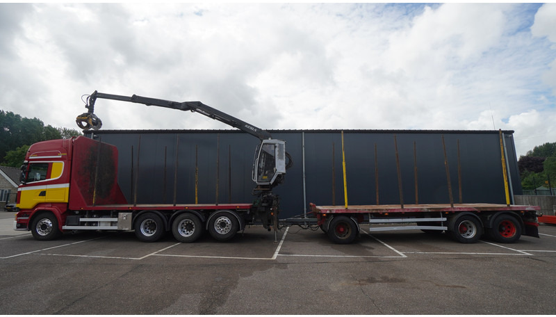 Scania R 580 V8 8X4 LOGTRANSPORT COMBI WITH MTDK YEAR 2012 TRAILER KESLA 46 CRANE - Tømmerbil, Kranbil: bilde 1 Scania R 580 V8 8X4 LOGTRANSPORT COMBI WITH MTDK YEAR 2012 TRAILER KESLA 46 CRANE - Tømmerbil, Kranbil: bilde 1