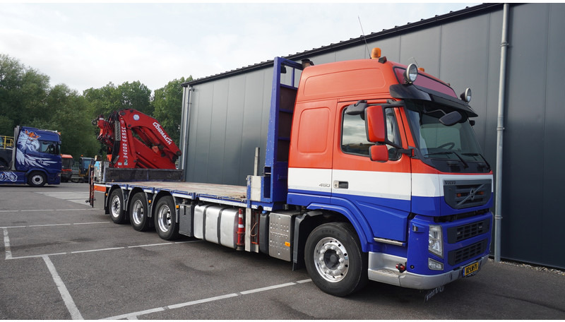 Kranbil Volvo FM 450 8X4 FLATBED WITH GORMACH 3400E6 CRANE: bilde 9