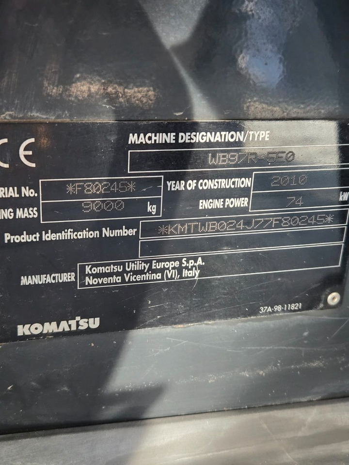 Komatsu WB97 - Traktorgraver: bilde 2 Komatsu WB97 - Traktorgraver: bilde 2