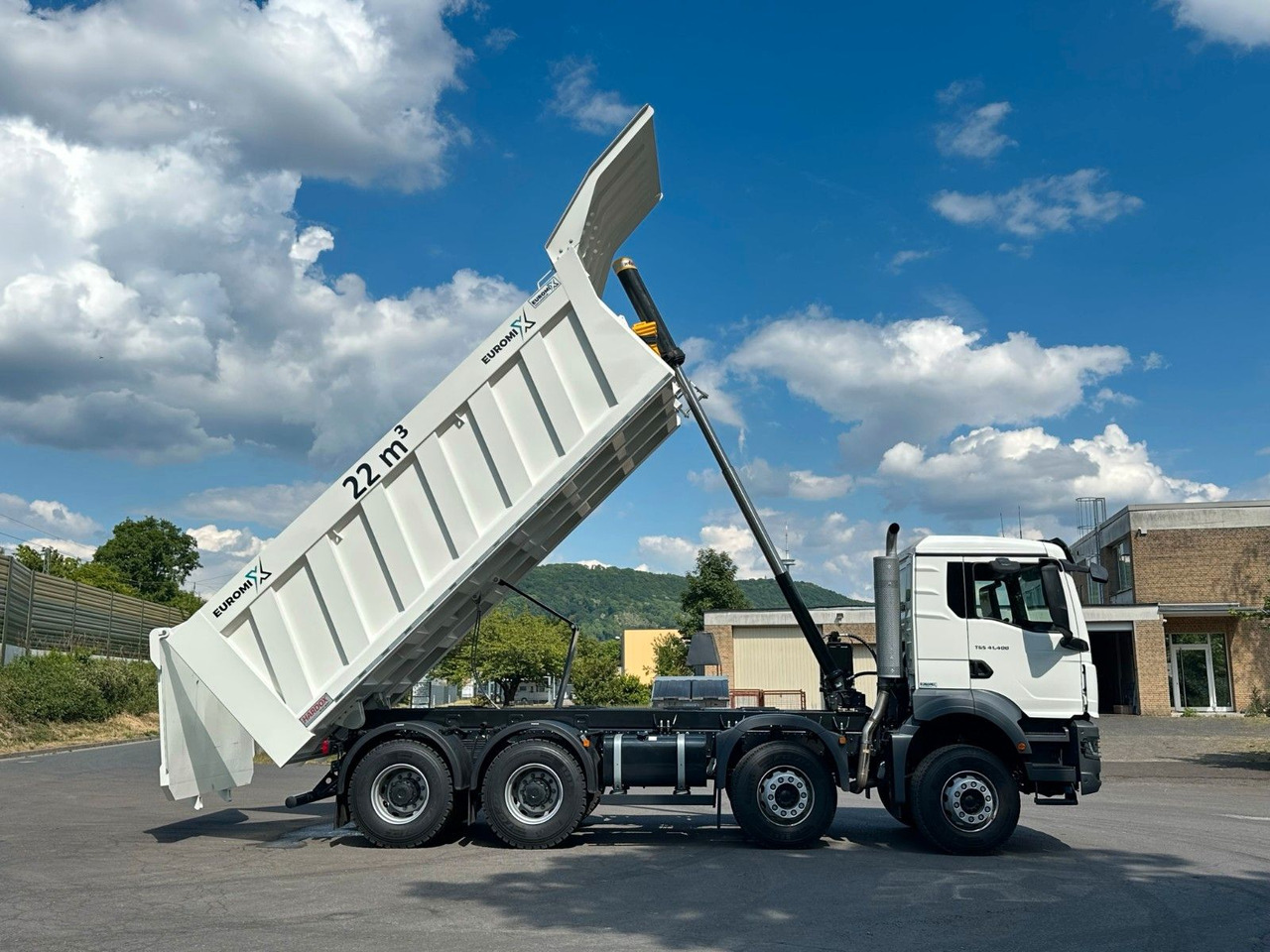 Tippbil MAN TGS 41.400 8x4 / EUROMIX MTP 22m³/  Eckige Mulde: bilde 15