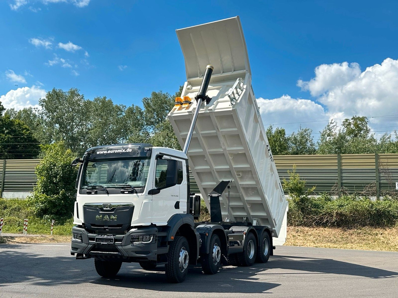 Tippbil MAN TGS 41.400 8x4 / EUROMIX MTP 22m³/  Eckige Mulde: bilde 9