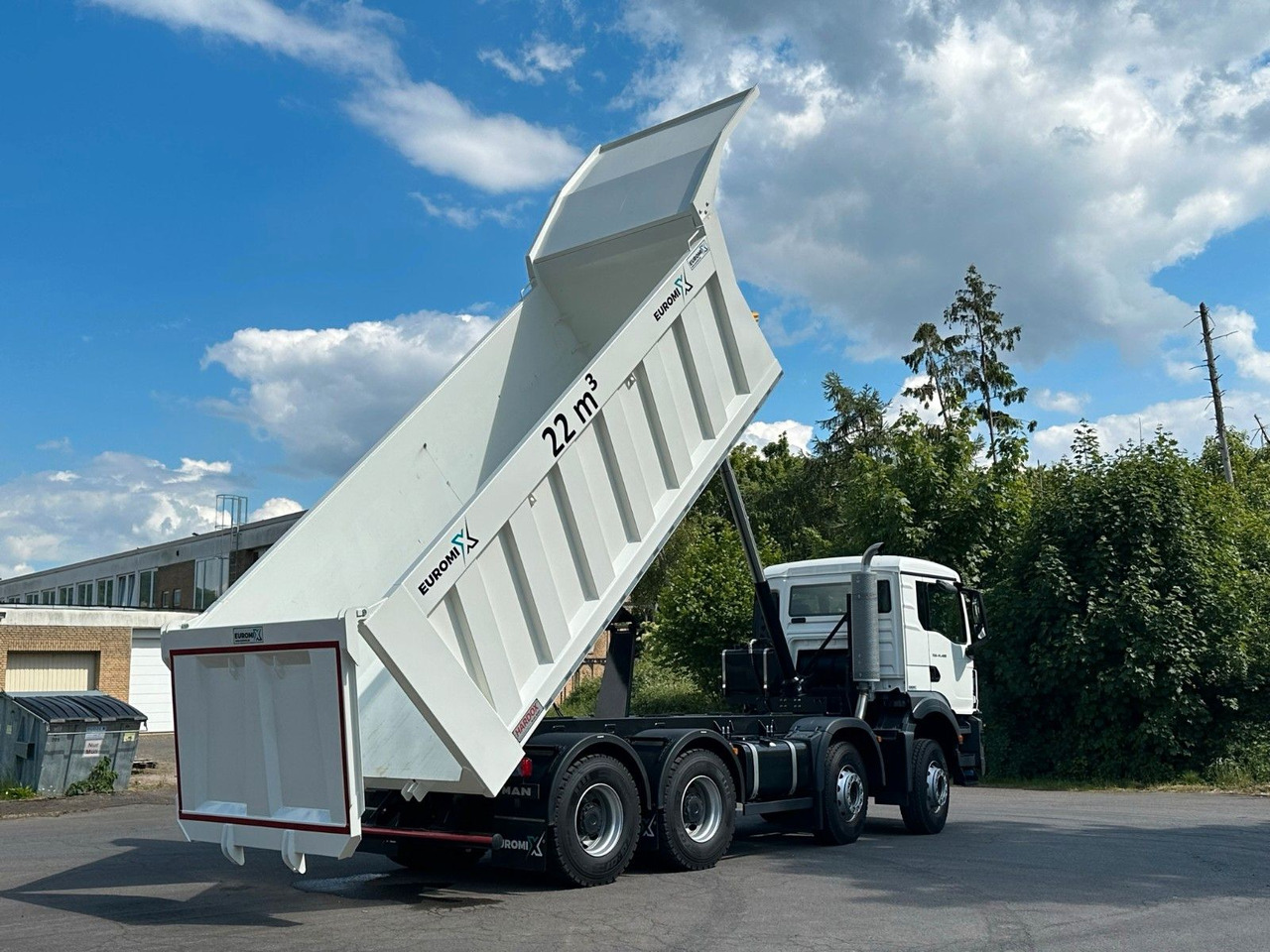 Tippbil MAN TGS 41.400 8x4 / EUROMIX MTP 22m³/  Eckige Mulde: bilde 13