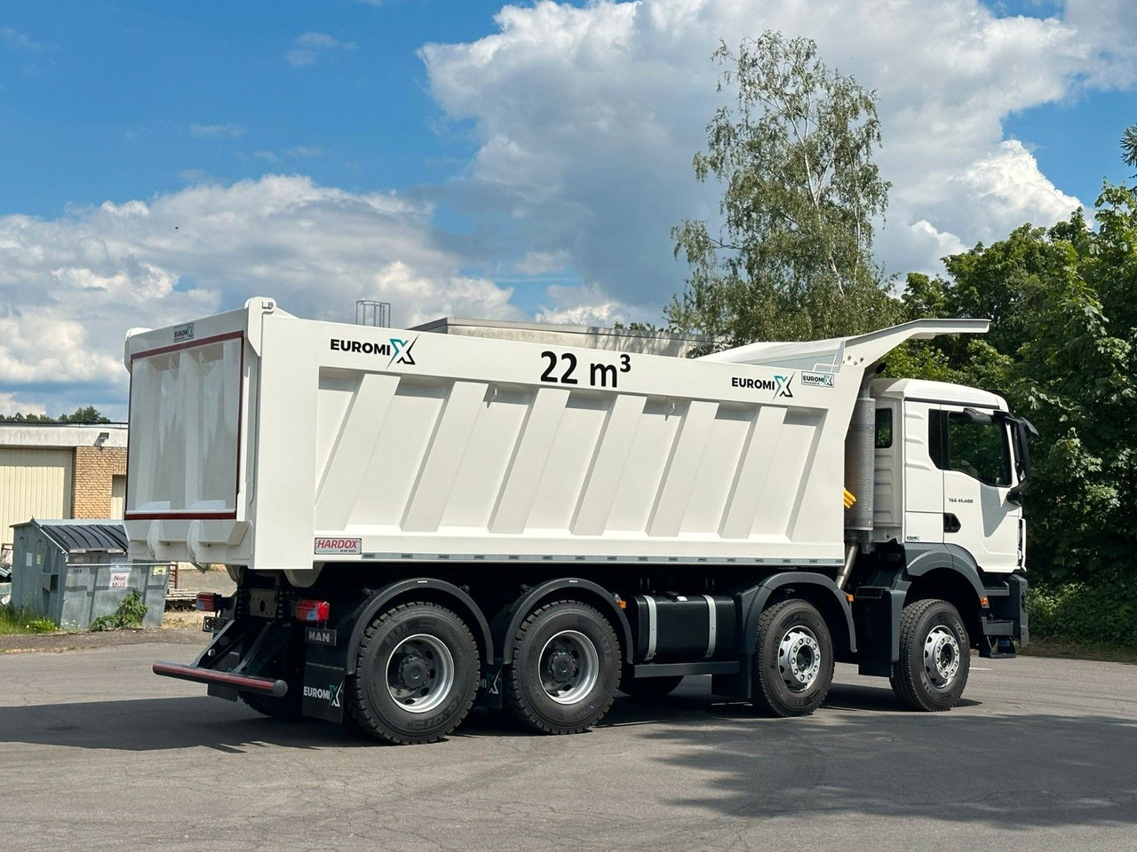 Tippbil MAN TGS 41.400 8x4 / EUROMIX MTP 22m³/  Eckige Mulde: bilde 6
