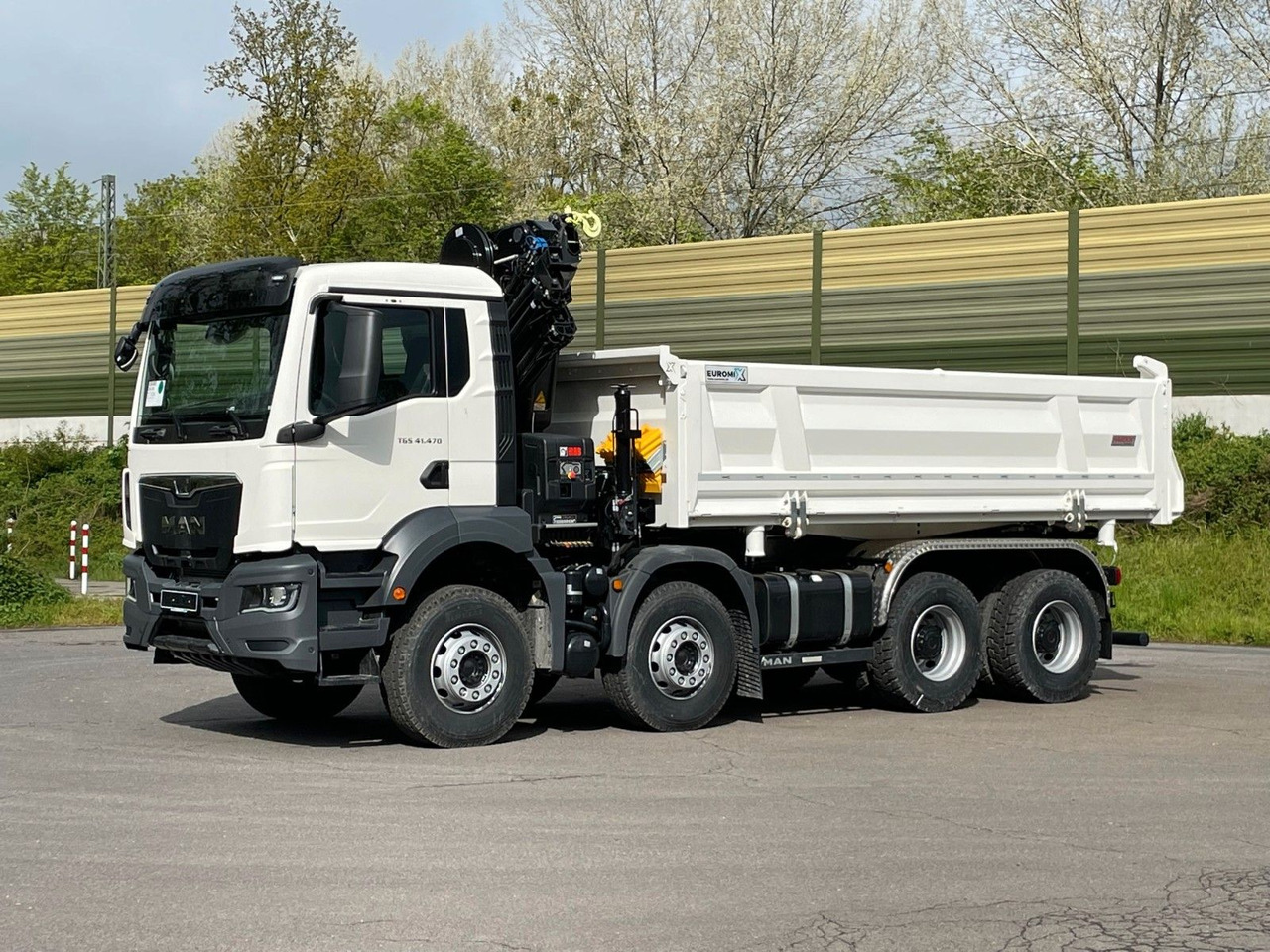MAN TGS 41.480 8x4/Euro6e Euromix Kipper Hiab 228-6 - Tippbil, Kranbil: bilde 3 MAN TGS 41.480 8x4/Euro6e Euromix Kipper Hiab 228-6 - Tippbil, Kranbil: bilde 3