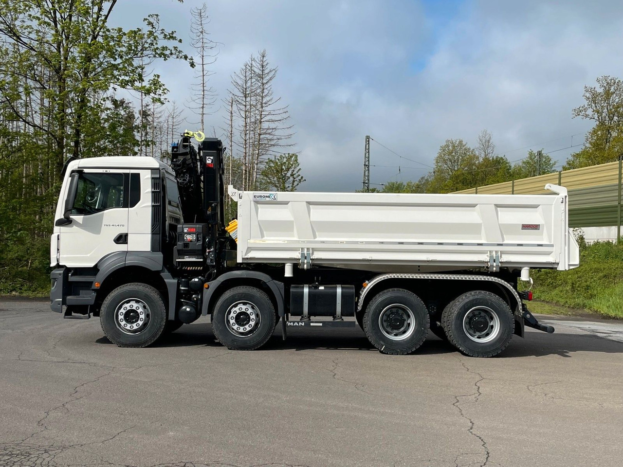 MAN TGS 41.480 8x4/Euro6e Euromix Kipper Hiab 228-6 - Tippbil, Kranbil: bilde 4 MAN TGS 41.480 8x4/Euro6e Euromix Kipper Hiab 228-6 - Tippbil, Kranbil: bilde 4