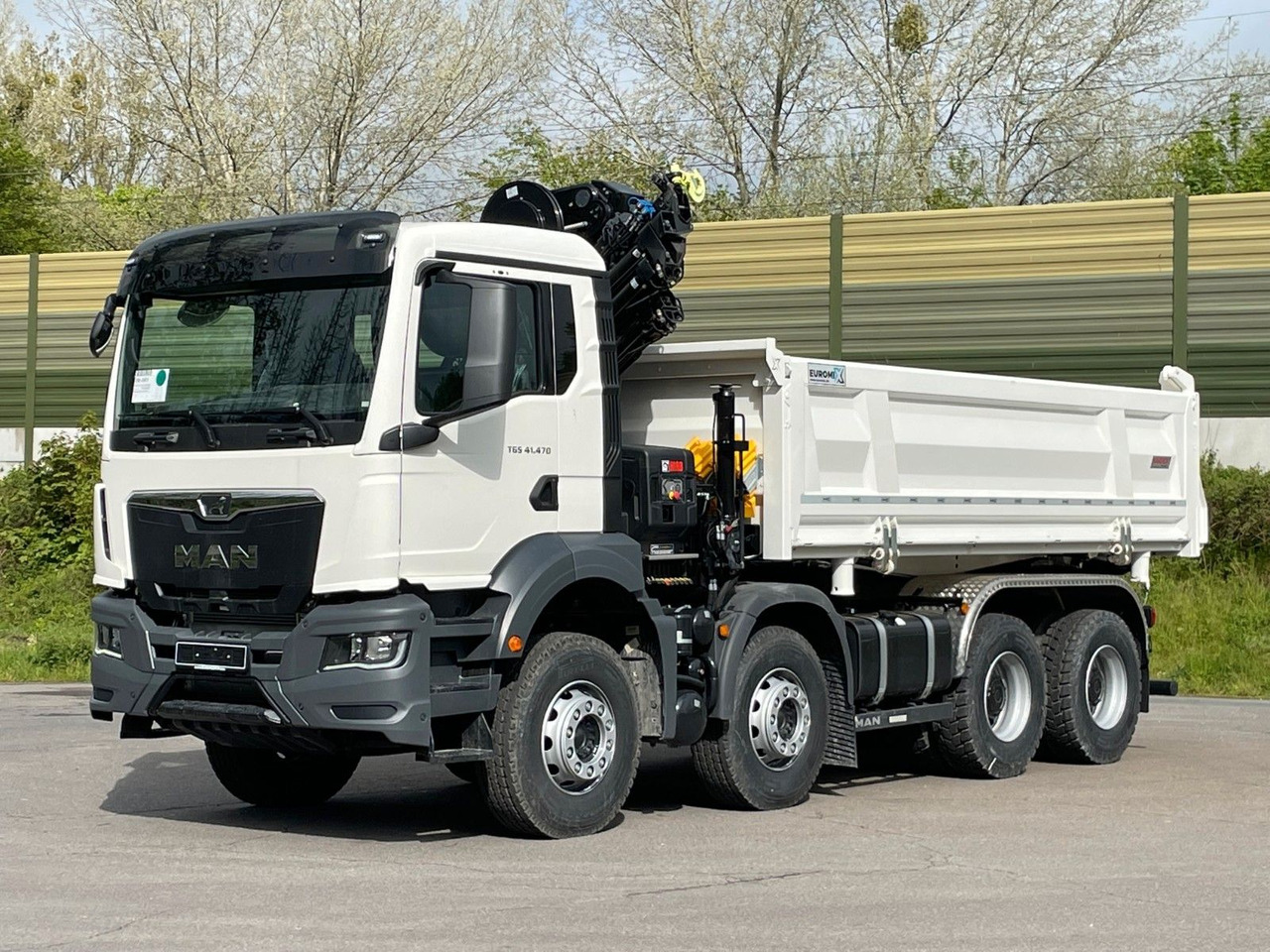 MAN TGS 41.480 8x4/Euro6e Euromix Kipper Hiab 228-6 - Tippbil, Kranbil: bilde 2 MAN TGS 41.480 8x4/Euro6e Euromix Kipper Hiab 228-6 - Tippbil, Kranbil: bilde 2