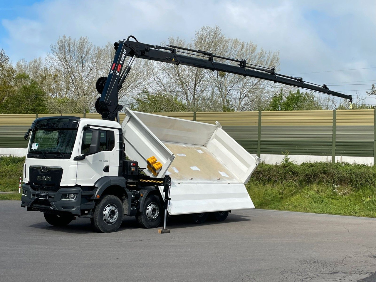 MAN TGS 41.480 8x4/Euro6e Euromix Kipper Hiab 228-6 - Tippbil, Kranbil: bilde 1 MAN TGS 41.480 8x4/Euro6e Euromix Kipper Hiab 228-6 - Tippbil, Kranbil: bilde 1