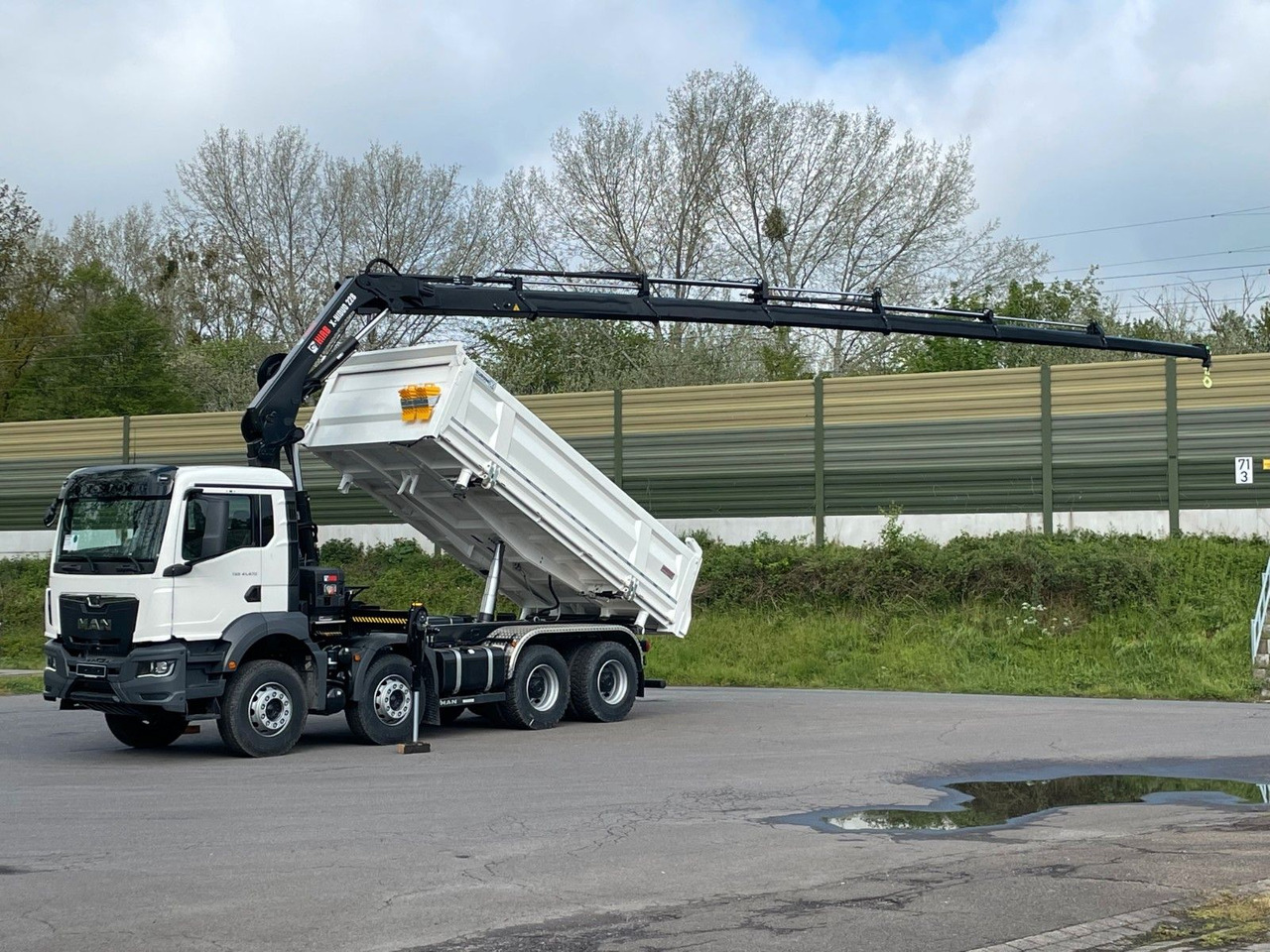 MAN TGS 41.480 8x4/Euro6e Euromix Kipper Hiab 228-6 - Tippbil, Kranbil: bilde 1 MAN TGS 41.480 8x4/Euro6e Euromix Kipper Hiab 228-6 - Tippbil, Kranbil: bilde 1
