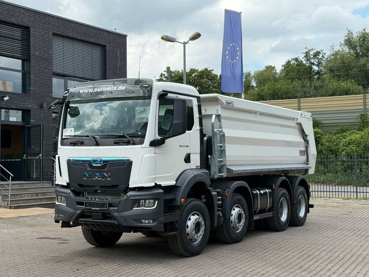 MAN TGS 41.480 BB 8X4 Euromix Mulden Kipper HARDOX - Tippbil: bilde 4 MAN TGS 41.480 BB 8X4 Euromix Mulden Kipper HARDOX - Tippbil: bilde 4