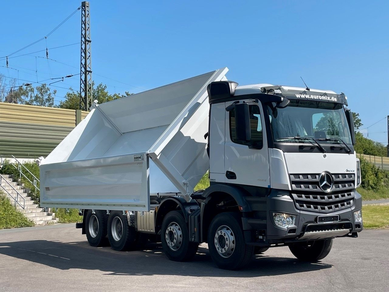 Leie  Mercedes-Benz 4145  8X4   Euromix EMT  3-Seiten-Kipper Mercedes-Benz 4145  8X4   Euromix EMT  3-Seiten-Kipper: bilde 10