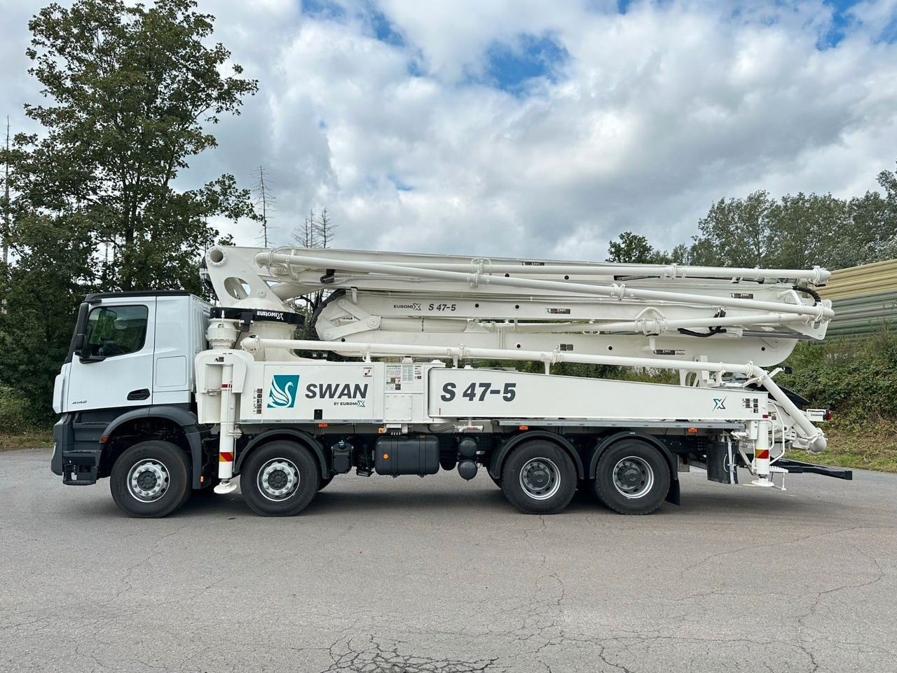 Mercedes-Benz Arocs 5 4142 8x4 SWAN TSP 47-5 160RZ ( 47m ) - Betongpumpe: bilde 4 Mercedes-Benz Arocs 5 4142 8x4 SWAN TSP 47-5 160RZ ( 47m ) - Betongpumpe: bilde 4