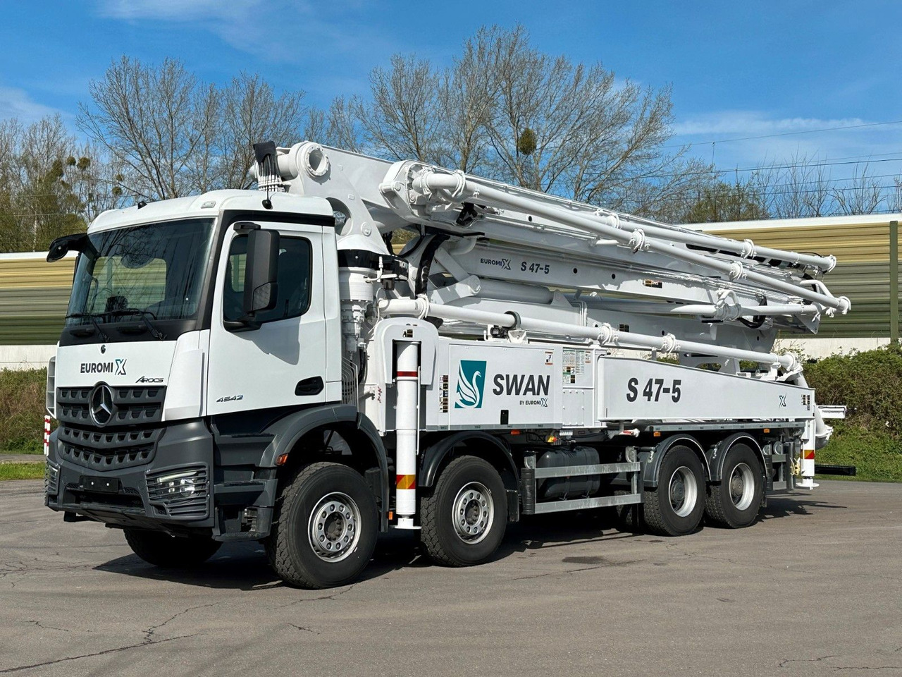 Mercedes-Benz Arocs 5 4542 8x4 SWAN TSP 47-5 160RZ ( 47m ) - Betongbil: bilde 3 Mercedes-Benz Arocs 5 4542 8x4 SWAN TSP 47-5 160RZ ( 47m ) - Betongbil: bilde 3