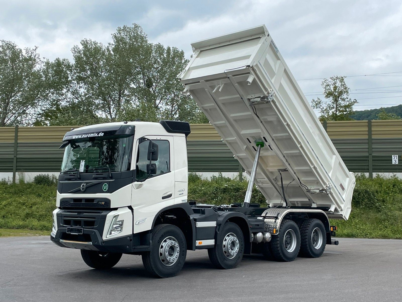 Tippbil Volvo FMX 500 8X4 Retarder EuromixMTP Kipper: bilde 8