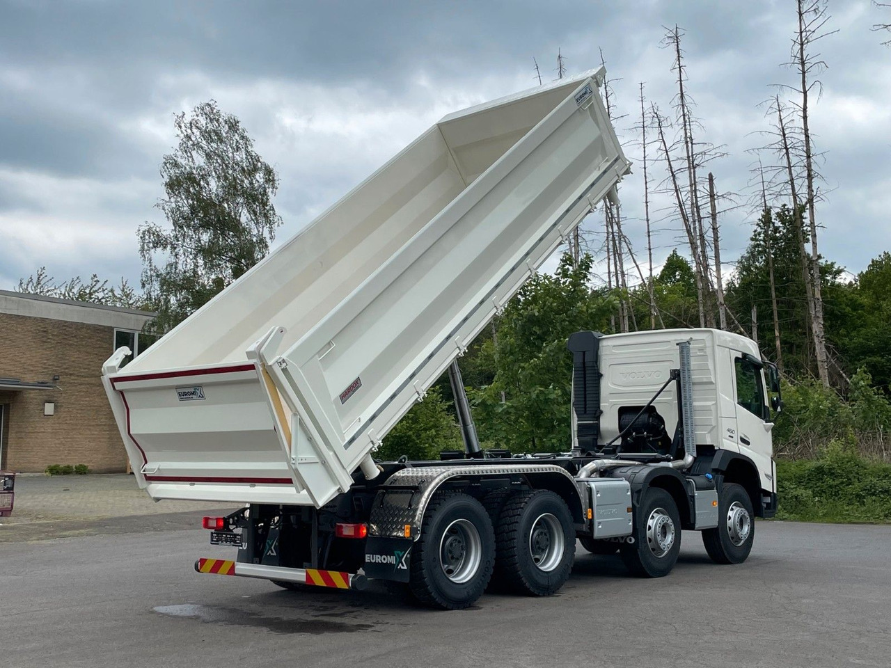 Tippbil Volvo FMX 500 8X4 Retarder EuromixMTP Kipper: bilde 11