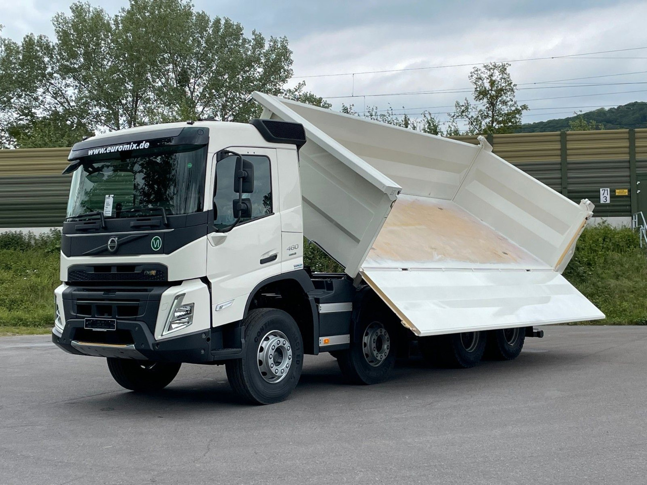 Tippbil Volvo FMX 500 8X4 Retarder EuromixMTP Kipper: bilde 16
