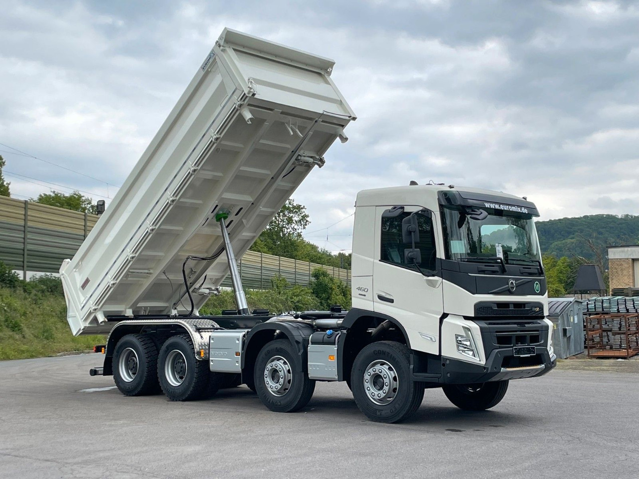 Tippbil Volvo FMX 500 8X4 Retarder EuromixMTP Kipper: bilde 14