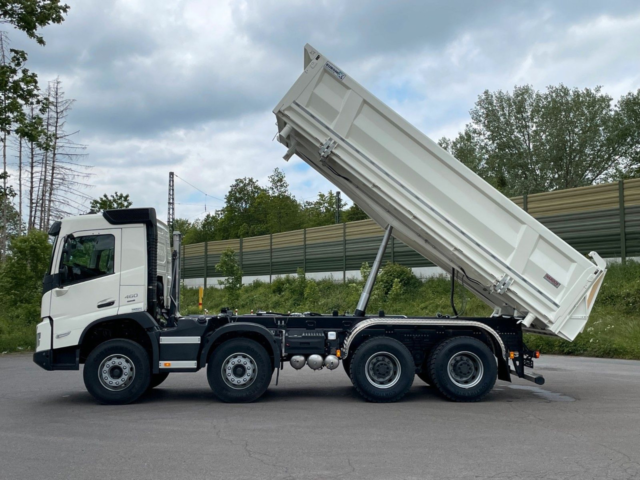 Tippbil Volvo FMX 500 8X4 Retarder EuromixMTP Kipper: bilde 9