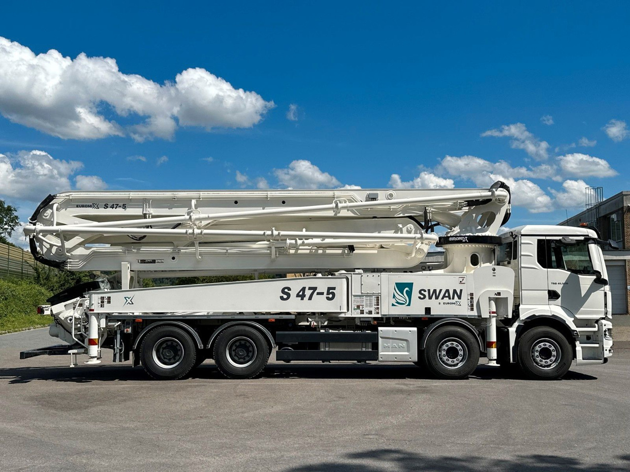 Volvo FMX 500 8x4 SWAN 47m Betonpumpe EuromixMTP - Betongpumpe: bilde 1 Volvo FMX 500 8x4 SWAN 47m Betonpumpe EuromixMTP - Betongpumpe: bilde 1