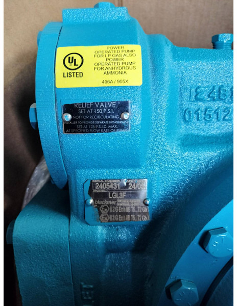 Leie Blackmer LPG Pump LGLD2 and LGLD3 (Pumpset v-belt drive) Blackmer LPG Pump LGLD2 and LGLD3 (Pumpset v-belt drive): bilde 6