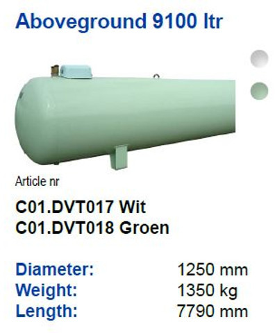 De Visser Propaan/Butaan LPG tank 9100 L gastank Propaan/Butaan LPG tank 9100 L (4,55 ton) Gastank Ø 1250 including tank fittings ID 11.10 L: 7790mm, 1350kg option of heating spiral - Drivstofftank for Lastebil: bilde 4 De Visser Propaan/Butaan LPG tank 9100 L gastank Propaan/Butaan LPG tank 9100 L (4,55 ton) Gastank Ø 1250 including tank fittings ID 11.10 L: 7790mm, 1350kg option of heating spiral - Drivstofftank for Lastebil: bilde 4