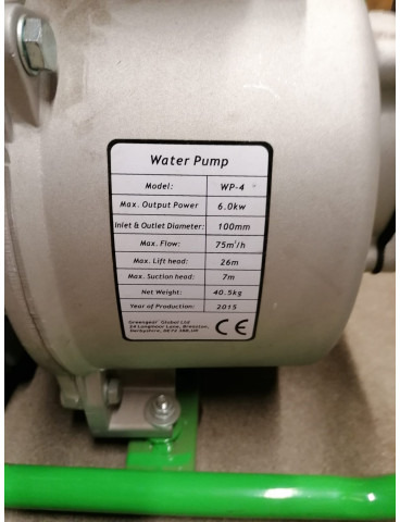 Greengear WaterPump-4, 6.0kw 75m3/h +gas hose+ regulator - Vannpumpe: bilde 2 Greengear WaterPump-4, 6.0kw 75m3/h +gas hose+ regulator - Vannpumpe: bilde 2