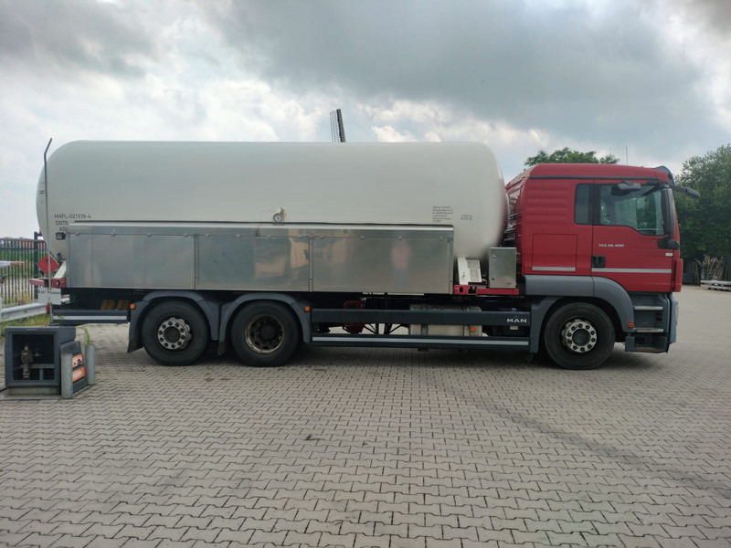 MAN TGS 26.400 6x2-4 LL 26900 Liter Gas tank truck ID 2.168 Rootselaar, flowmeter, pump - Tankbil: bilde 3 MAN TGS 26.400 6x2-4 LL 26900 Liter Gas tank truck ID 2.168 Rootselaar, flowmeter, pump - Tankbil: bilde 3