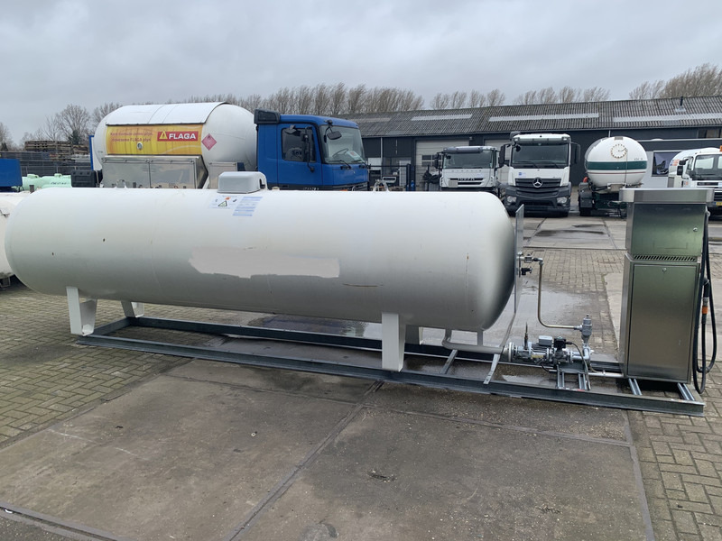 Used skid installation 6400 L (6.4 m3) different setups multiple pieces available for sale Gas, lpg, gpl, gaz, propane, butane propane refilling station is used to refill cylinders, suitable for limited land and space. - Lagringstank: bilde 4 Used skid installation 6400 L (6.4 m3) different setups multiple pieces available for sale Gas, lpg, gpl, gaz, propane, butane propane refilling station is used to refill cylinders, suitable for limited land and space. - Lagringstank: bilde 4