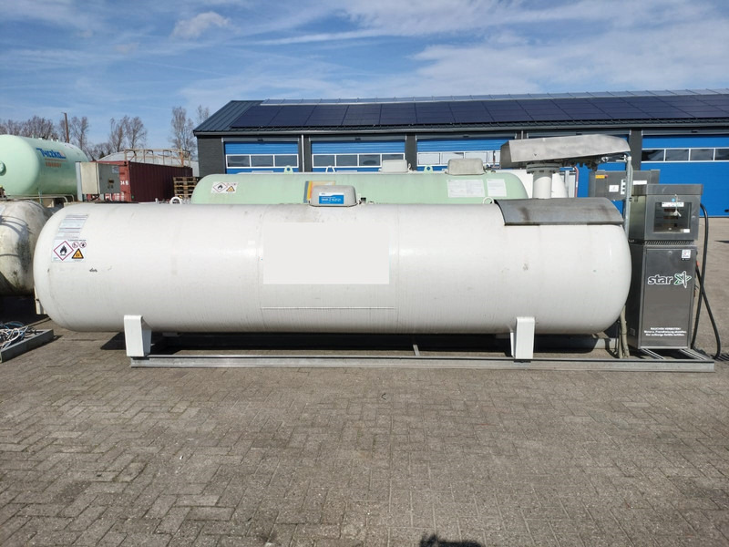 Used skid installation 6400 L (6.4 m3) different setups multiple pieces available for sale Gas, lpg, gpl, gaz, propane, butane propane refilling station is used to refill cylinders, suitable for limited land and space. - Lagringstank: bilde 1 Used skid installation 6400 L (6.4 m3) different setups multiple pieces available for sale Gas, lpg, gpl, gaz, propane, butane propane refilling station is used to refill cylinders, suitable for limited land and space. - Lagringstank: bilde 1