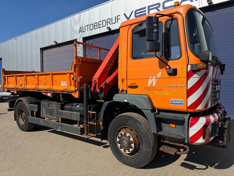 MAN ME 18.250 4X4 **BELGIAN TRUCK+PALFINGER PK8500** - Tippbil, Kranbil: bilde 1 MAN ME 18.250 4X4 **BELGIAN TRUCK+PALFINGER PK8500** - Tippbil, Kranbil: bilde 1