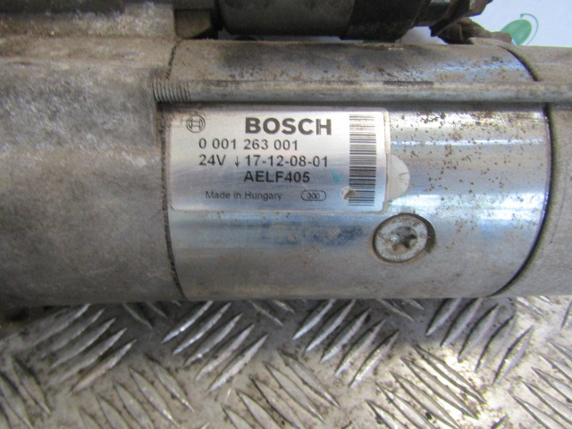 DAF LF 45 EURO 5 STARTER MOTOR ‘BOSCH’ P/NO 0-001263001 - Elektrisk system for Lastebil: bilde 2 DAF LF 45 EURO 5 STARTER MOTOR ‘BOSCH’ P/NO 0-001263001 - Elektrisk system for Lastebil: bilde 2