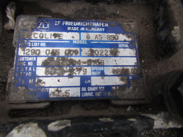 DAF LF 55 ZF 6AS 850 GEARBOX COMPLETE - Girkasse for Lastebil: bilde 1 DAF LF 55 ZF 6AS 850 GEARBOX COMPLETE - Girkasse for Lastebil: bilde 1